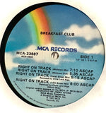 BREAKFAST CLUB - "Right On Track" [1987] 12" single, 6 mixes. USED