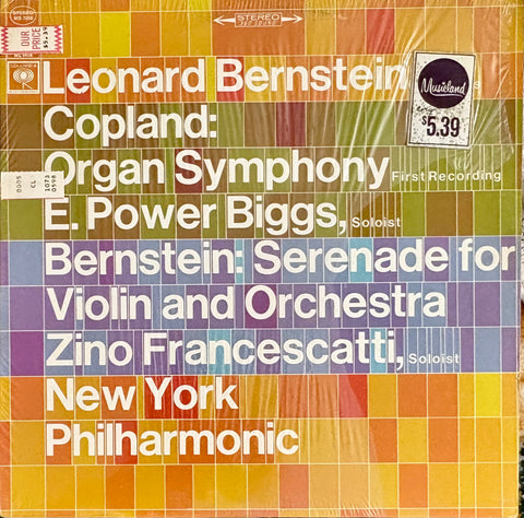 BERNSTEIN, LEONARD / AARON COPLAND [1968] Columbia Masterworks. USED