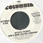 PERRY, STEVE - "She's Mine" album / edited versions [1984] 7" single, promo. USED