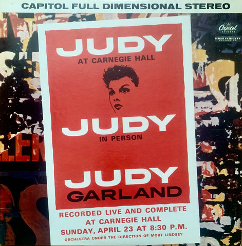 GARLAND, JUDY - At Carnegie Hall [1983] 2LP. Rare 80s press. USED