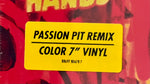 TING TINGS, THE - "Hands" album version / Passion Pit remix [2013] 7" single, orange marbled vinyl. USED