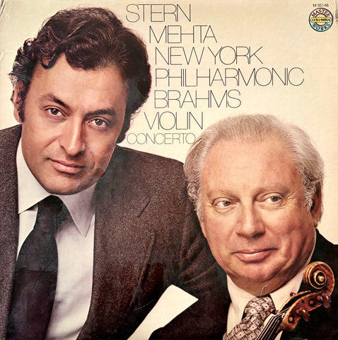 STERN, ISAAC, ZUBIN MEHTA, NEW YORK PHILHARMONIC - Brahms Concerto in D Major [1979] USED