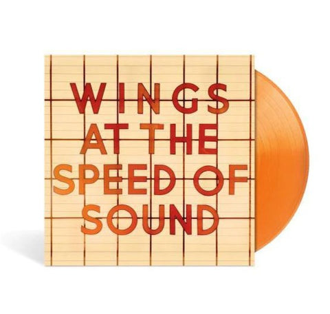 WINGS - AT THE SPEED OF SOUND [2017] McCartney, Indie Exclusive, orange vinyl. NEW