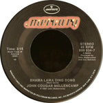MELLENCAMP, JOHN COUGAR - "Cherry Bomb" / "Shama Lama Ding Dong" [1987] 7" single. USED
