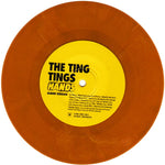 TING TINGS, THE - "Hands" album version / Passion Pit remix [2013] 7" single, orange marbled vinyl. USED