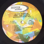 WARWICK, DIONNE - Sings Your Favorite Bacharach-David Hits [1973] USED