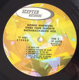 WARWICK, DIONNE - Sings Your Favorite Bacharach-David Hits [1973] USED
