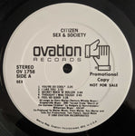 CITIZEN - Sex & Society [1980] white label promo. USED