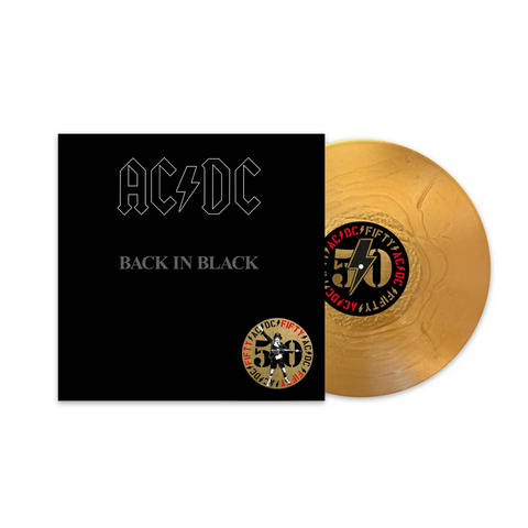 AC/DC - Back In Black (50th Anniversary Edition) [2024] Gold Color Vinyl. NEW