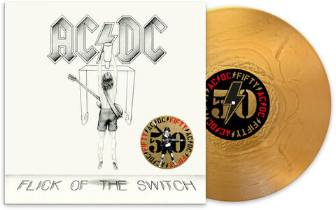 AC/DC - Flick Of The Switch [2024] 50th Anniversary Edition, Gold Color Vinyl. NEW