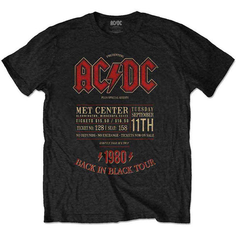 T-SHIRTS - AC/DC - Minnesota '80