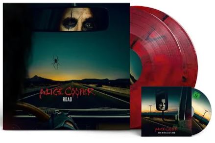 ALICE COOPER - Road [2023] 2LP, 180g Red Colored Vinyl . With DVD. NEW