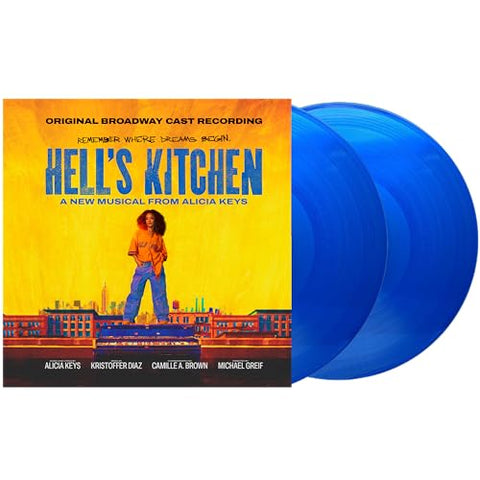 HELL'S KITCHEN (Original Broadway Cast Recording) - Alicia Keys/Shoshana Bean/Maleah Joi Moon [2024] Transparent Blue 2LP. NEW