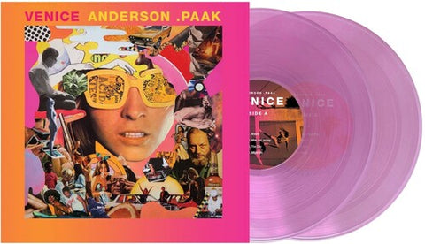 PAAK, ANDERSON - Venice [Explicit Content] [2024] Indie Exclusive, 2LPs, Transparent Purple Colored Vinyl. NEW