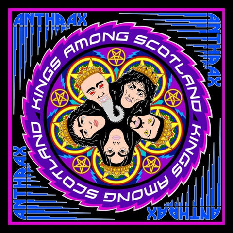 ANTHRAX - Kings Among Scotland [2025] RSD Exclusive, With Book, 3LPs, Colored Vinyl, Blue, Red. NEW
