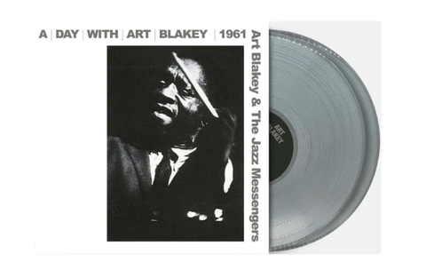 BLAKEY, ART & THE JAZZ MESSENGERS - A Day With Art Blakey 1961 [2024] RSD Essential, Indie Exclusive, 2LPs, Metallic Silver Colored Vinyl. NEW