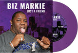 BIZ MARKIE - Just A Friend [2024] remastered, 7" single, purple colored vinyl, NEW