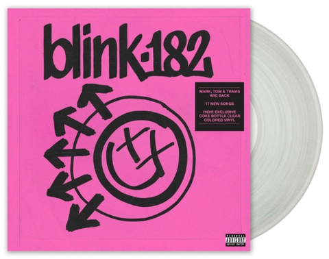 BLINK-182 - One More Time… [2023] Indie Exclusive, Coke Bottle Clear Vinyl. NEW