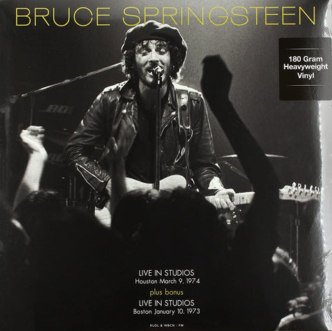 SPRINGSTEEN, BRUCE - FM Studios Live In Houston Sept 3rd 1974 & In Boston Oct 1st 1973 [2020]  Red Vinyl. NEW