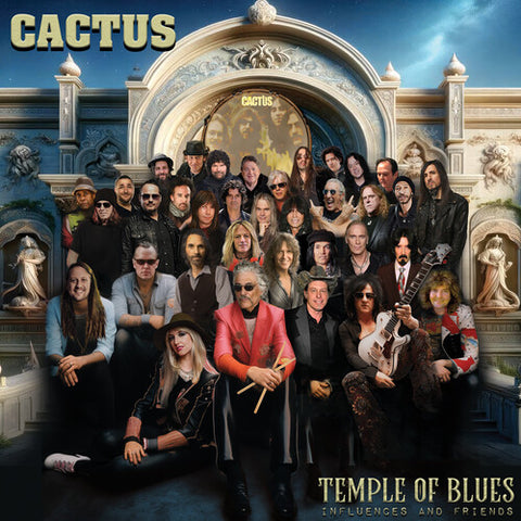 CACTUS - Temple Of Blues - Influences & Friends [2024] 2LP, Red Colored Vinyl. NEW