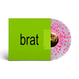 CHARLI XCX - brat [2024] Indie Exclusive, Clear Pink Splatter Vinyl. NEW