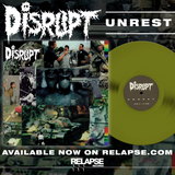 DISRUPT - Unrest [2024] Swamp Green Colored Vinyl. NEW