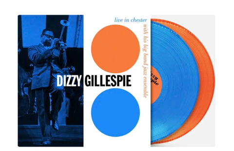 GILLESPIE, DIZZY - Live In Chester 1957 [2024] RSD Essential, Indie Exclusive, 2LP, Orange & Blue Colored Vinyl. NEW