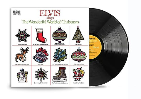 PRESLEY, ELVIS -  Elvis Sings The Wonderful World Of Christmas [2023] black vinyl. NEW
