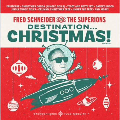 SCHNEIDER, FRED & THE SUPERIONS - Destination Christmas [2023] Indie Exclusive, Red Vinyl. NEW