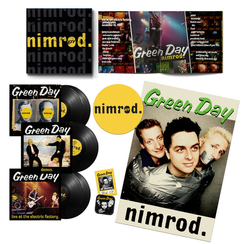 GREEN DAY - Nimrod (25th Anniversary Edition) [2022] Indie Exclusive Silver Vinyl. 5LP. NEW