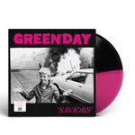 GREEN DAY - Saviors [2024] Indie Exclusive, Magenta & Black Color Split Vinyl w/24"x36" Poster. NEW