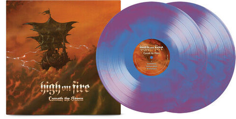 HIGH ON FIRE - Cometh the Storm [2024] 180 Gram, 2LPs, Opaque Galaxy Orchid & Sky Blue Colored Vinyl. NEW