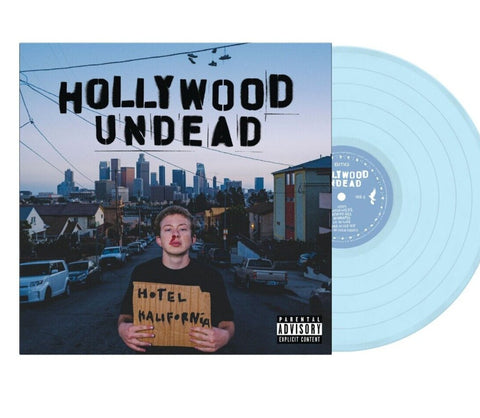 HOLLYWOOD UNDEAD - Hotel Kalifornia [2023] Indie Exclusive, 2LPs on Baby Blue Colored Vinyl. NEW