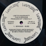 LIMITED WARRANTY - "This Is Serious" / "Never Enough" [1985] Minneapolis band. 12" single. USED