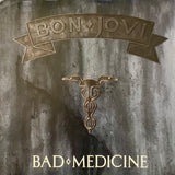 BON JOVI - "Bad Medicine" / "99 In the Shade" [1988] 7" single. USED
