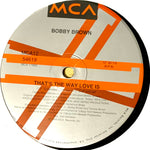 BROWN, BOBBY - "That's The Way Love Is" [1993] 3 mixes, 12" single. USED