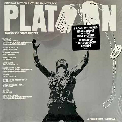 PLATOON (orig motion picture sdtk) - Various Artists [1986] Columbia House. USED