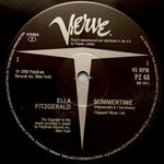 FITZGERALD, ELLA - "Summertime" + 2 [1989] UK 12" single. USED