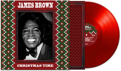 BROWN, JAMES - Christmas Time [2022] Red vinyl. NEW