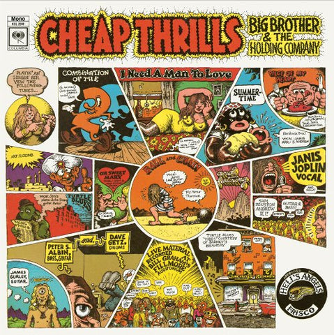 JOPLIN, JANIS & BIG BROTHER AND THE HOLDING COMPANY - Cheap Thrills [2012] 180g, MONO. NEW