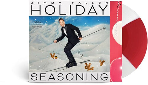 FALLON, JIMMY - Holiday Seasoning [2024] Red & White Peppermint Swirl Colored Vinyl. NEW