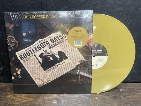 POPPER, JOHN & JONO MANSON - Bootlegger Days!! [2023] Colored LP, Ltd to 500 copies. NEW