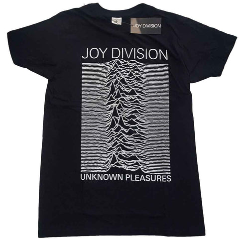 T-SHIRTS - Joy Division Unknown Pleasures White On Black