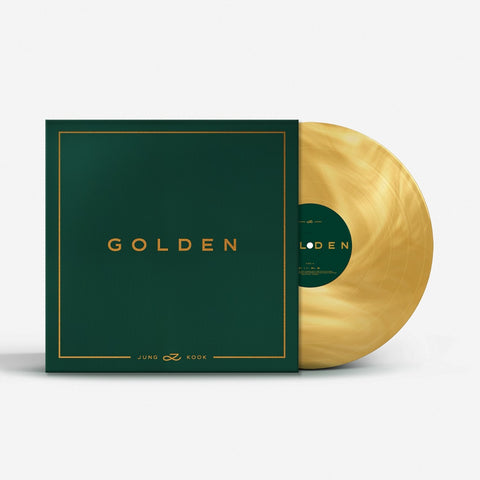 JUNG KOOK (BTS) - Golden [2024] colored vinyl, w Sticker, Photo / Photo Card, Postcard. NEW