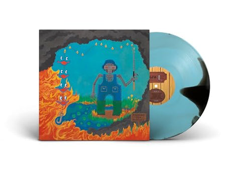 KING GIZZARD & THE LIZARD WIZARD - Fishing For Fishies [2024] Limited Edition, "Oil Spill" Black & Blue Colored Vinyl. NEW