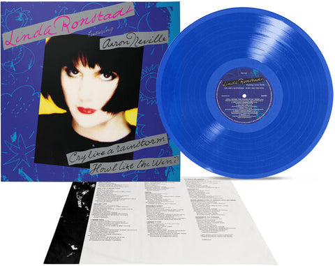 RONSTADT, LINDA - Cry Like a Rainstorm, Howl Like the Wind [2024] Translucent Blue Colored Vinyl, 140 Gram Vinyl, Anniversary Edition. NEW