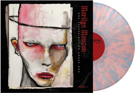 MANSON, MARILYN - One Assassination Under God - Chapter 1 [2025] Limited Edition, Pink & Blue Splatter Colored Vinyl, Poster. NEW