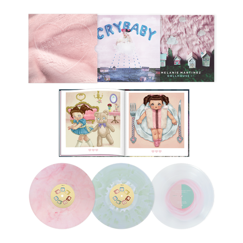 Melanie Martinez Cry Baby: 10th Anniversary Edition (Clear Vinyl, Coke Bottle Green, Pink, Special Edition) (3 Lp's)