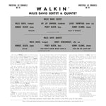 Miles Davis All Stars Walkin' (Original Jazz Classics Series) (180 Gram Vinyl)