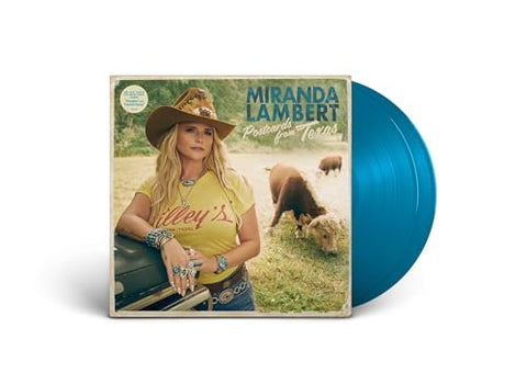 LAMBERT, MIRANDA - Postcards from Texas [2024] Sea Blue 2LP. NEW